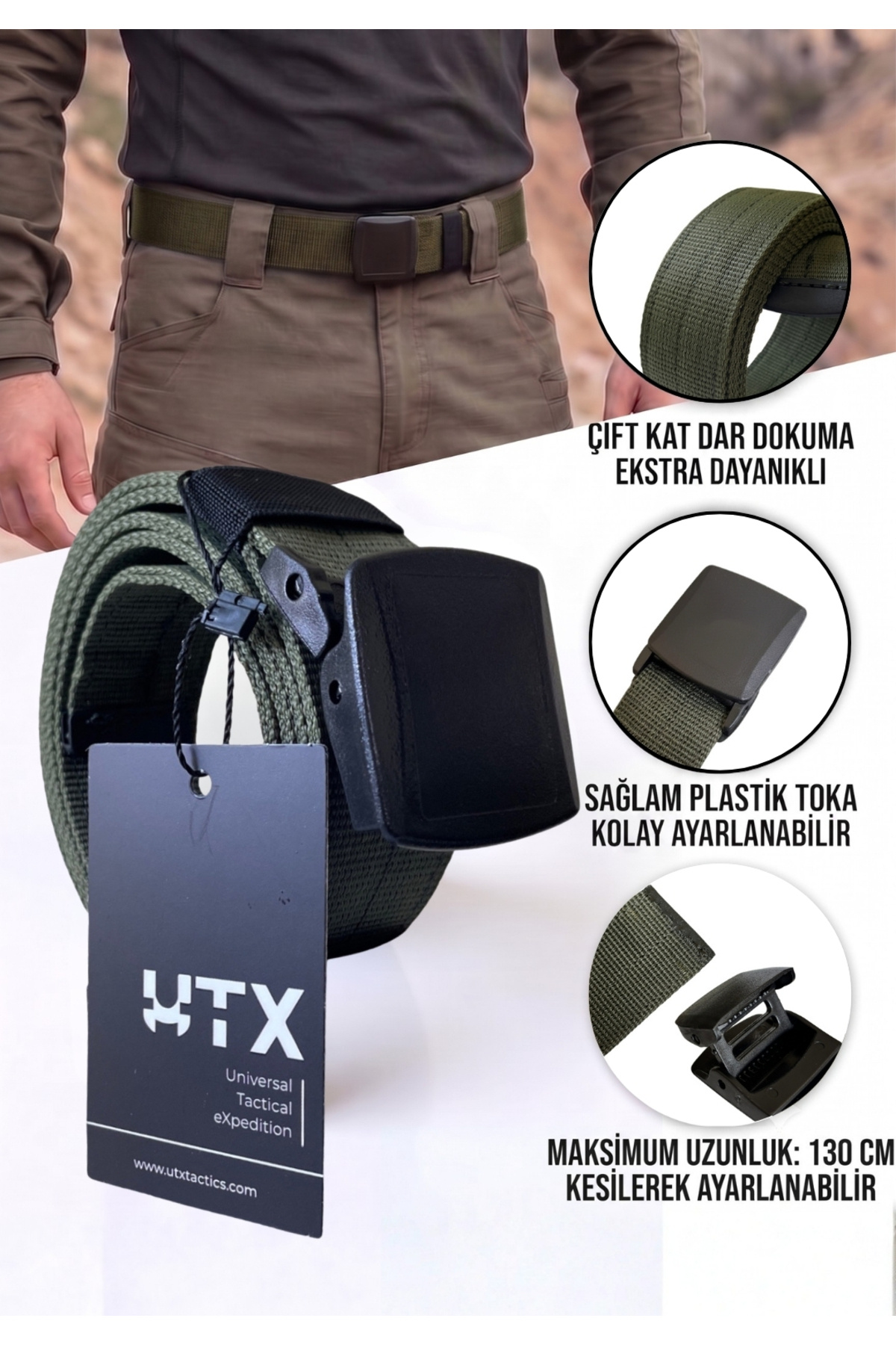 UTX TAKTİK PALASKA-KEMER (Unısex)