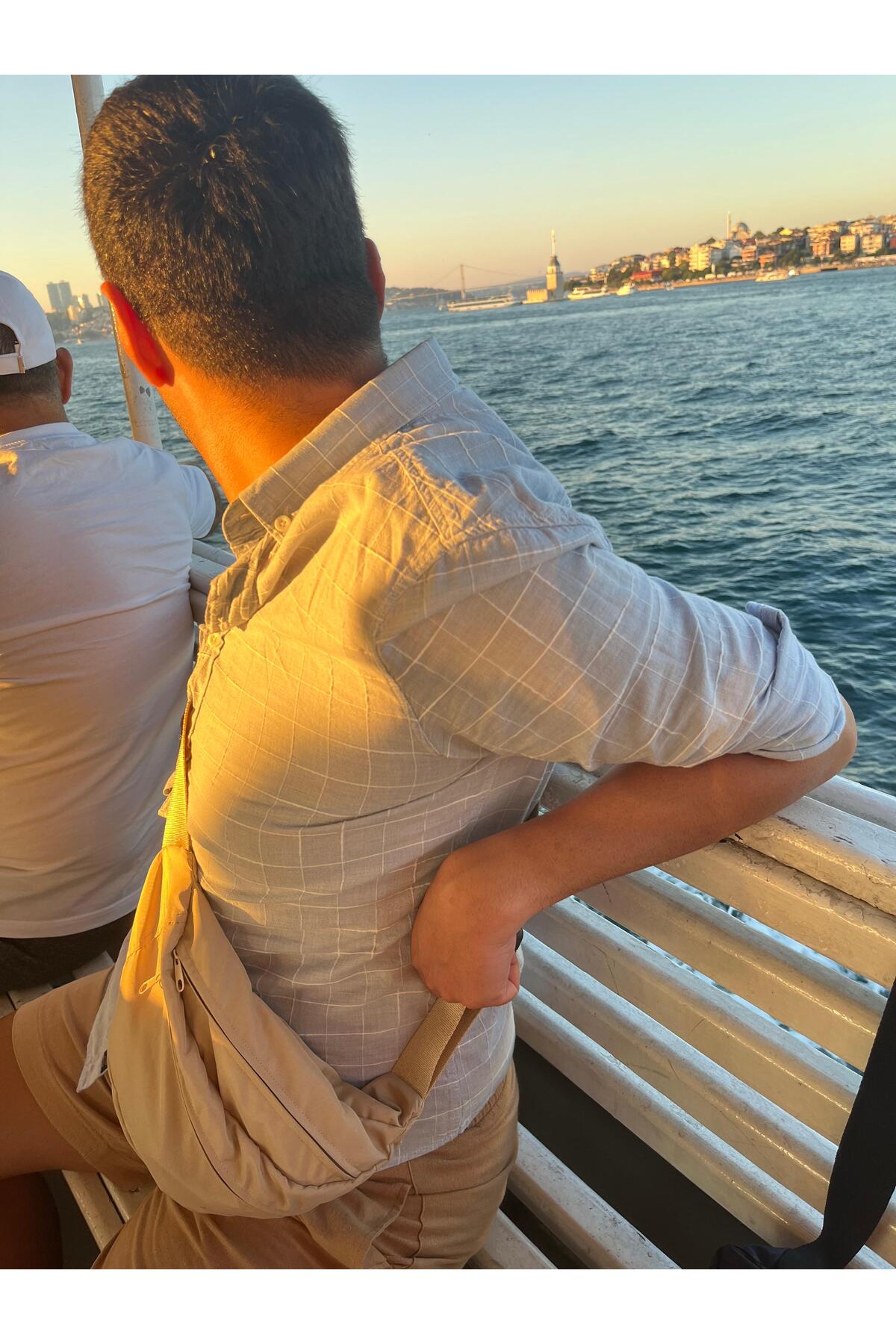wellwich Kadın Bej Çapraz Çanta görsel 5