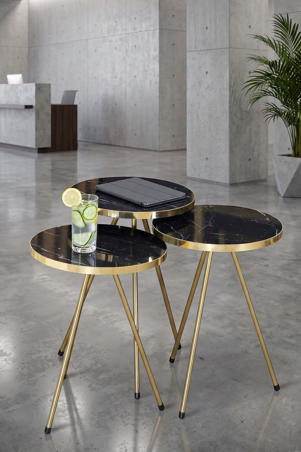 Goldfalez Metal Gold Zigon Siyah 3'lü görsel 4