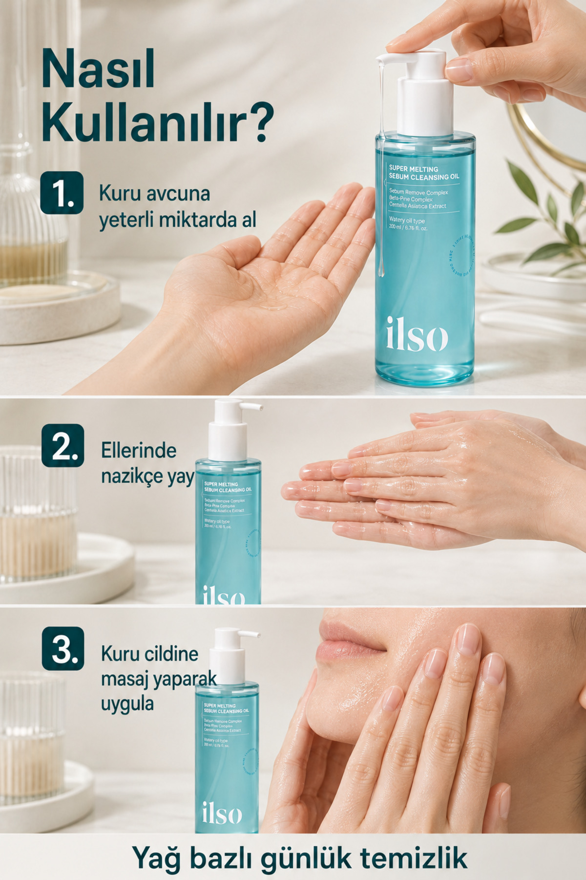 Sebum & Gözenek Temizleyici Yağ Bazlı Temizleyici — ILSO3 — تصویر 2 از 4