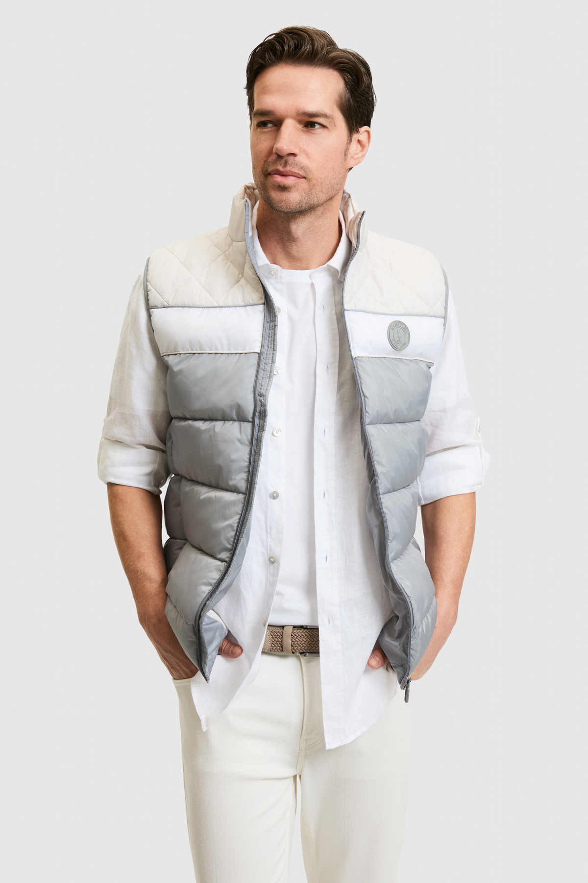 U.S. Polo Assn. Erkek Gri Yelek 50318835-VR024 görsel 3