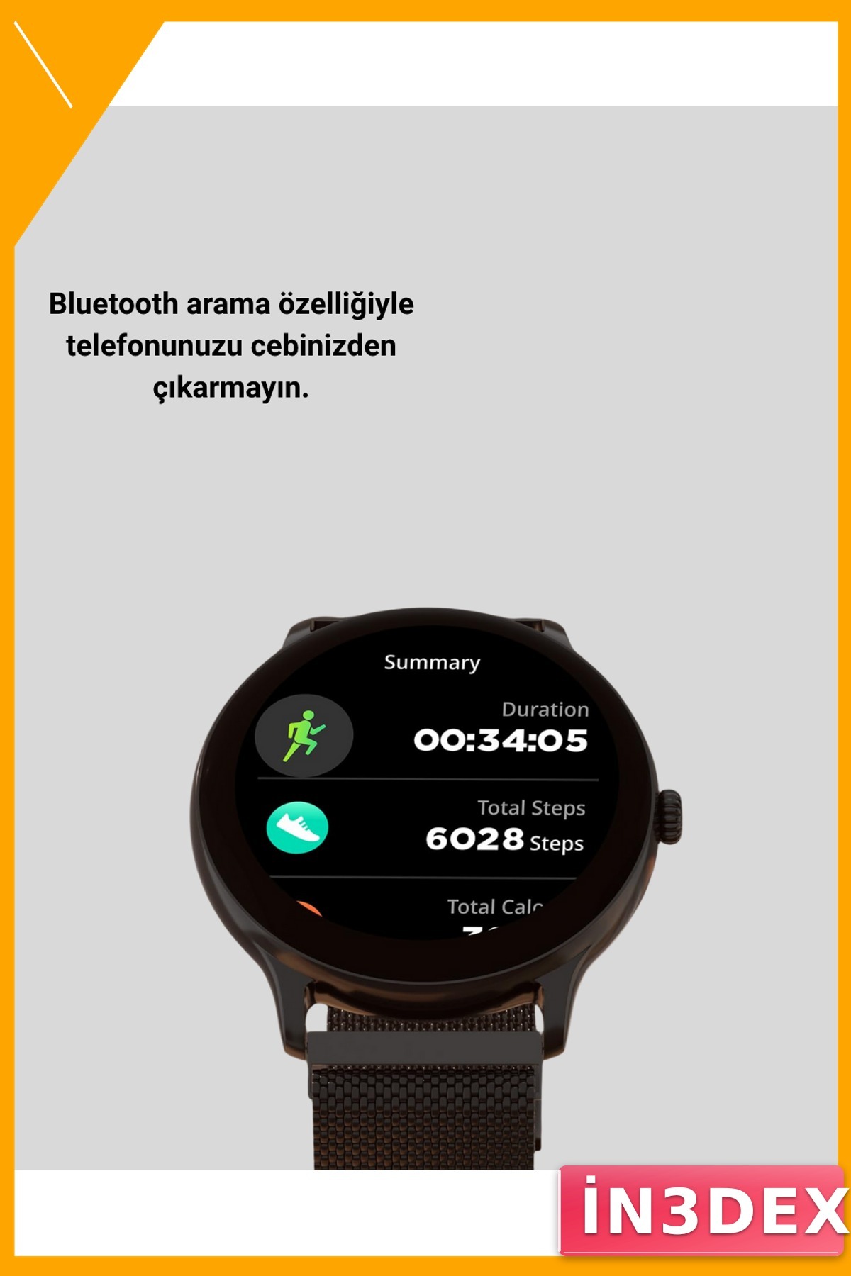 Mini Akıllı Saat Dokunmatik Ekran Kalp Atışı Spor Takibi