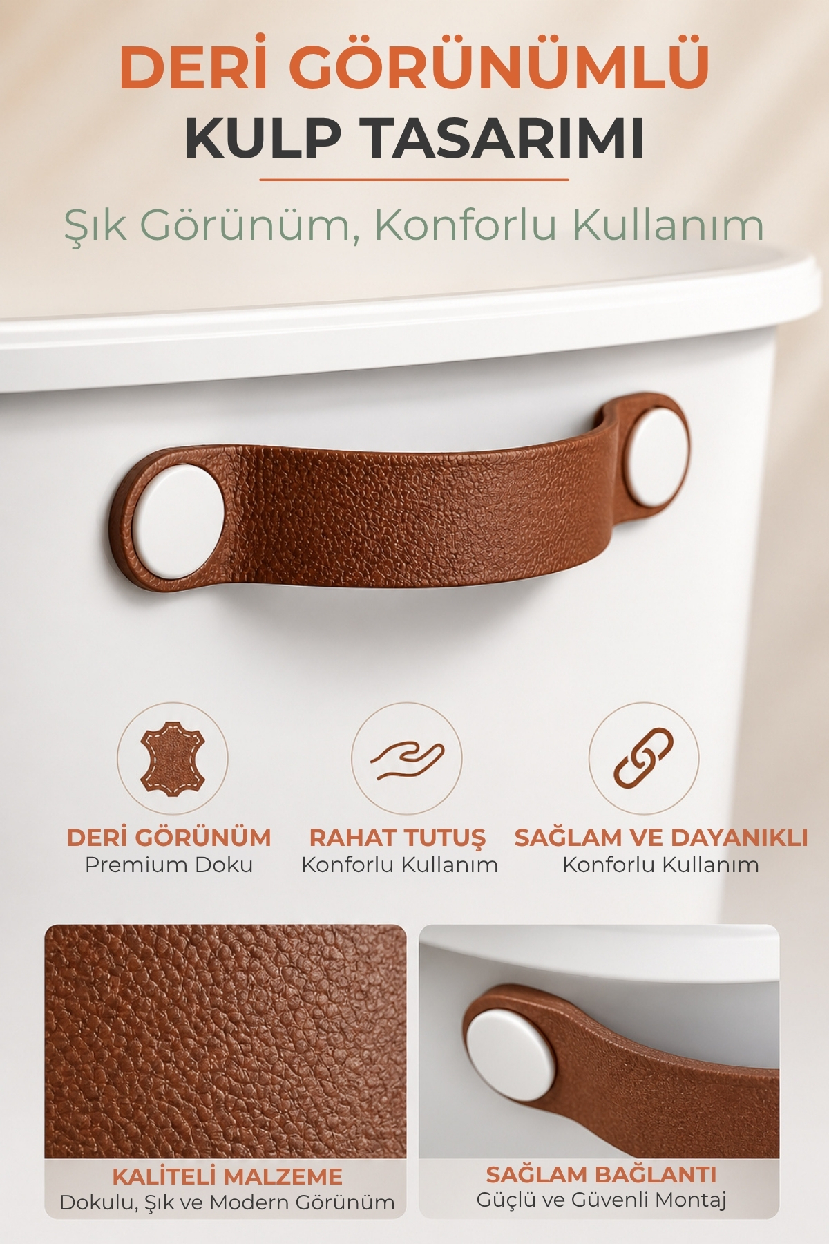 Nandy Home 3'lü Set Kapaklı Çok Amaçlı Saklama Kutusu 15 Litre