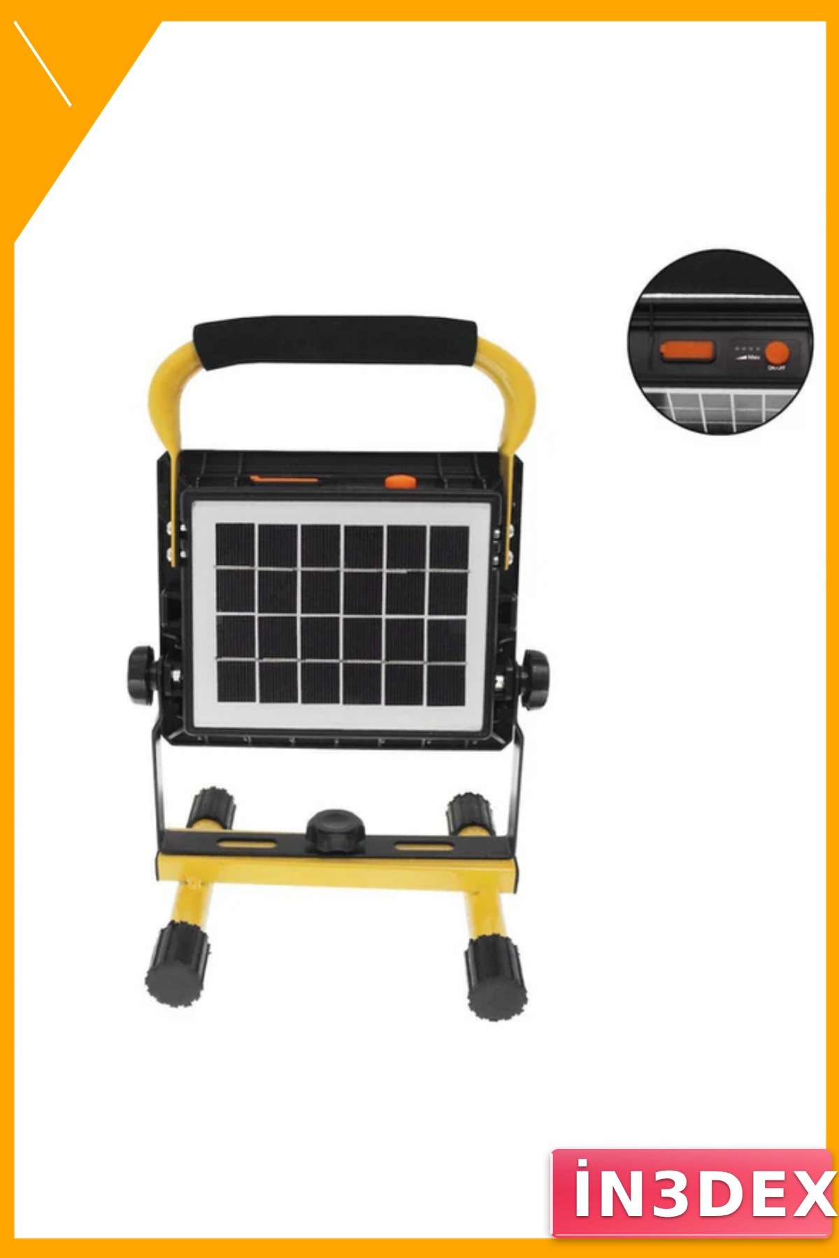 Solar Şarjlı LED Kamp Lambası 4 Mod Powerbank Özellikli