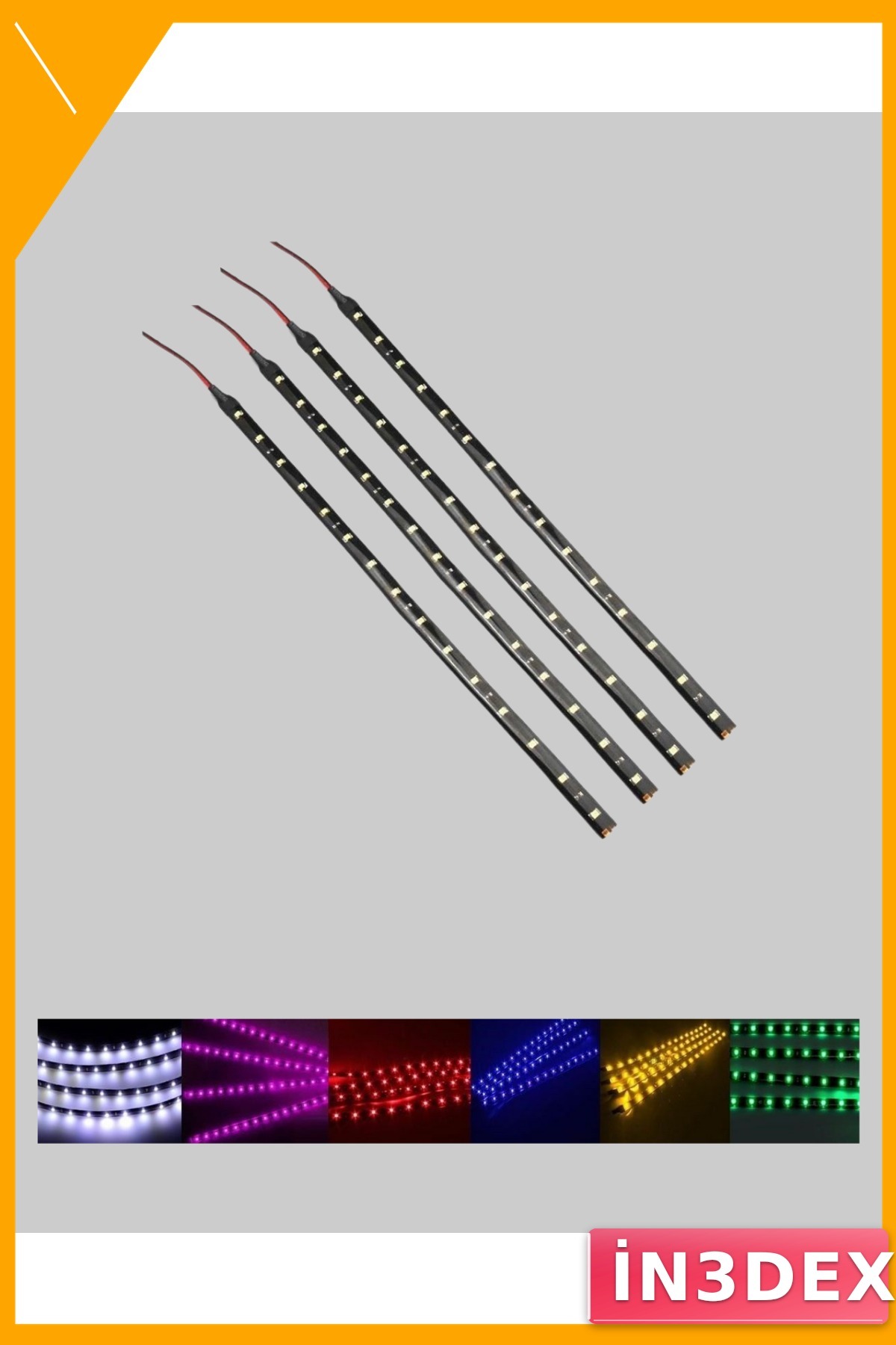 LED Meteor Yağmur Işığı 10 Çubuk Dış Mekan Dekoratif Aydınlatma
