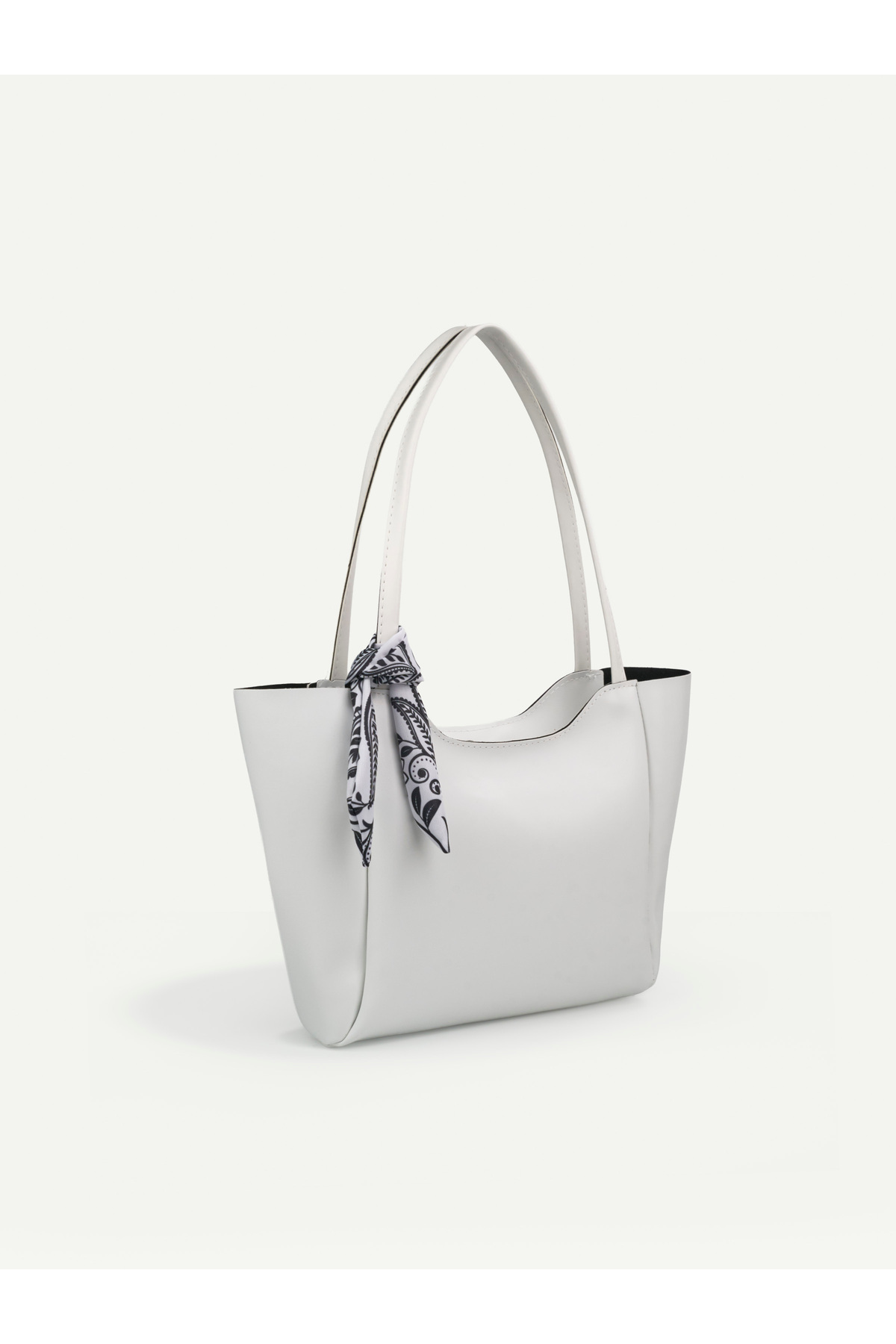 Kontes Kadın Fular Hediyeli Fermuarlı Ve Çıtçıt Kapamalı Shopper El Ve Omuz Çantası görsel 2