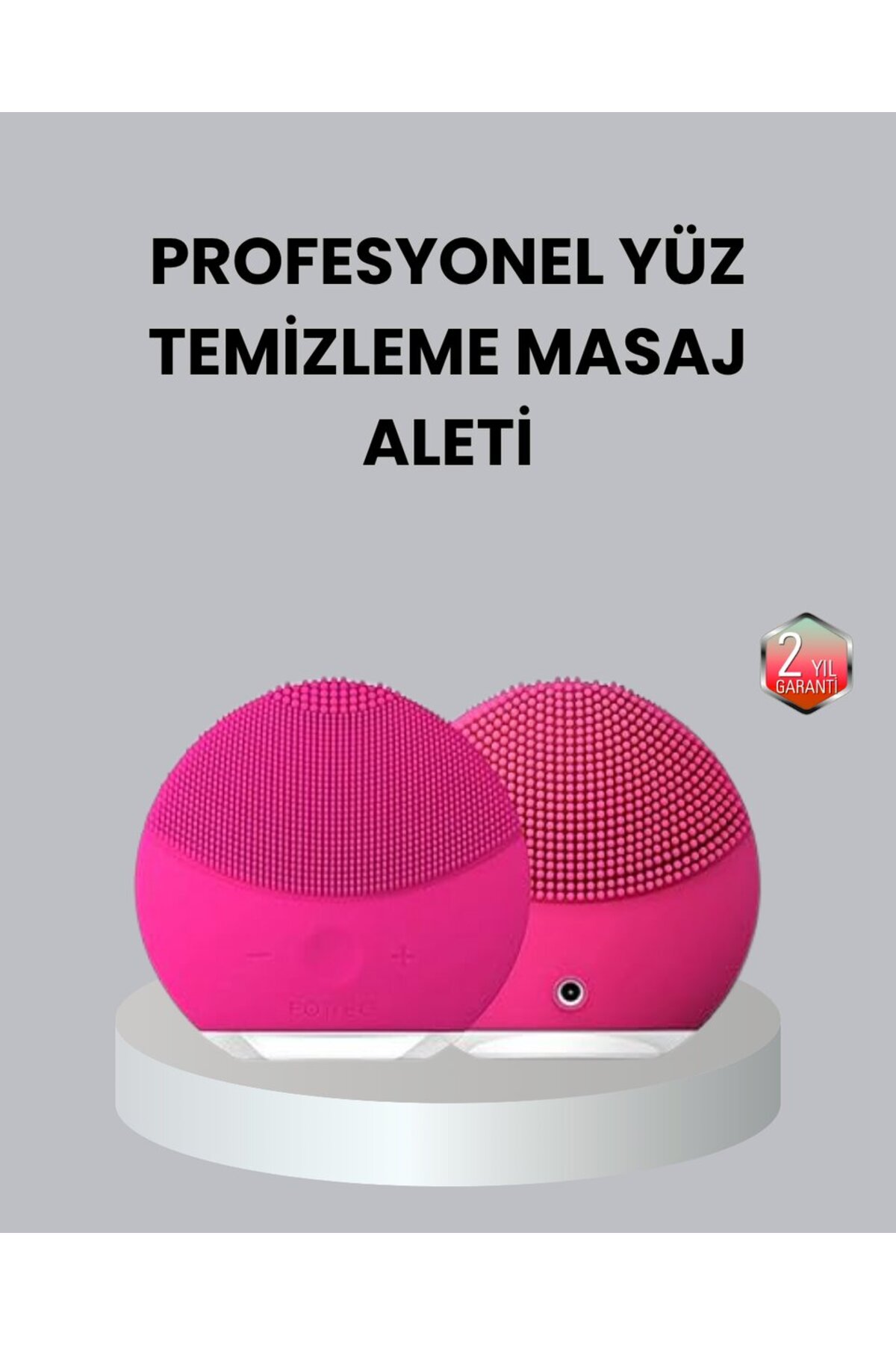 3 Fonksiyonlu Yüz Temizleme ve Masaj Cihazı – Su Geçirmez Şarjlı Ölü Deri Temizleyici ve Cilt Yenile