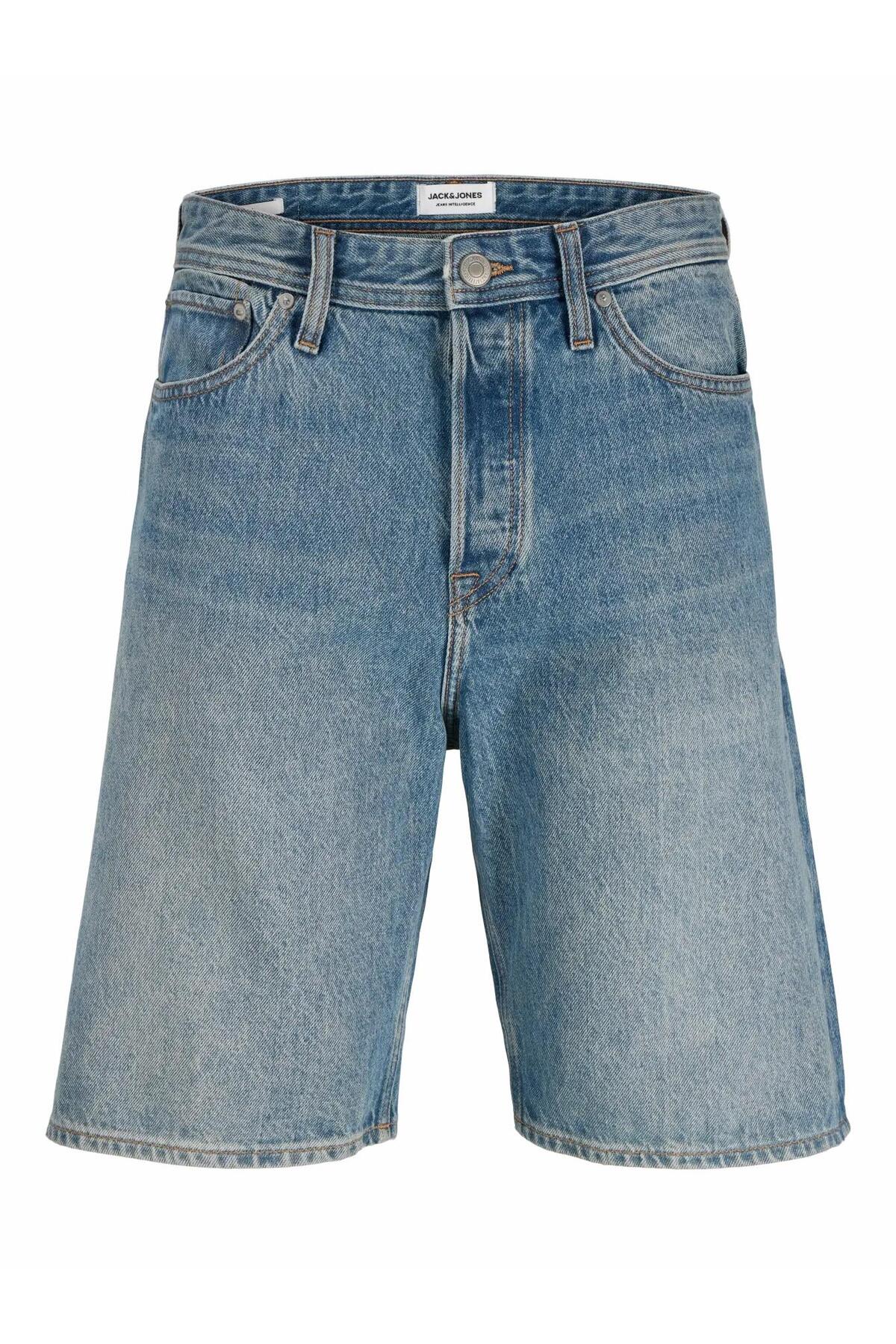 شلوارک مردانه آبی Jjalex مدل Jjclassıc مدل AM 300 SN کد 12269532-Bluea761 جک اند جونز شلوارک برمودا Jack & Jones