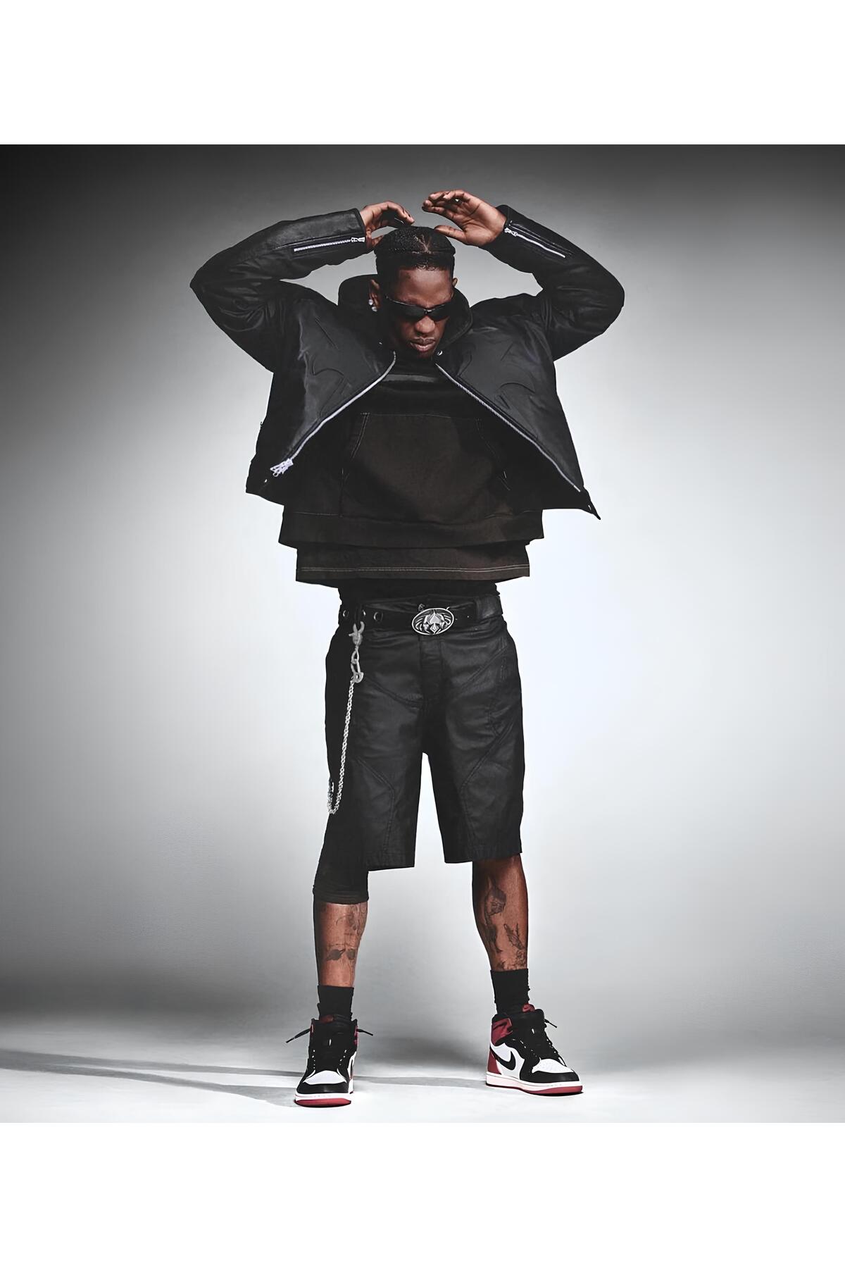 Nike Air Jordan X Travis Scott Cactus Jack Waxed Shorts - Fiyatı