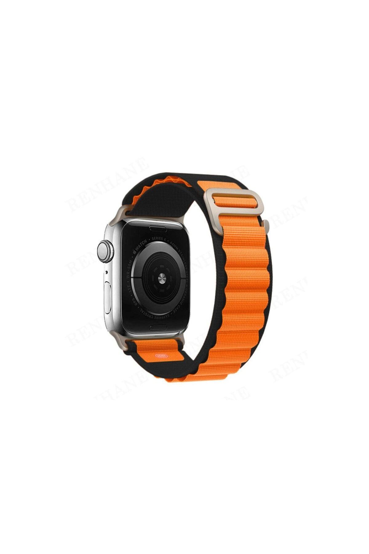 Watch Ultra 49mm Mountain Kordon (saat Değildir) - Siyah-turuncu