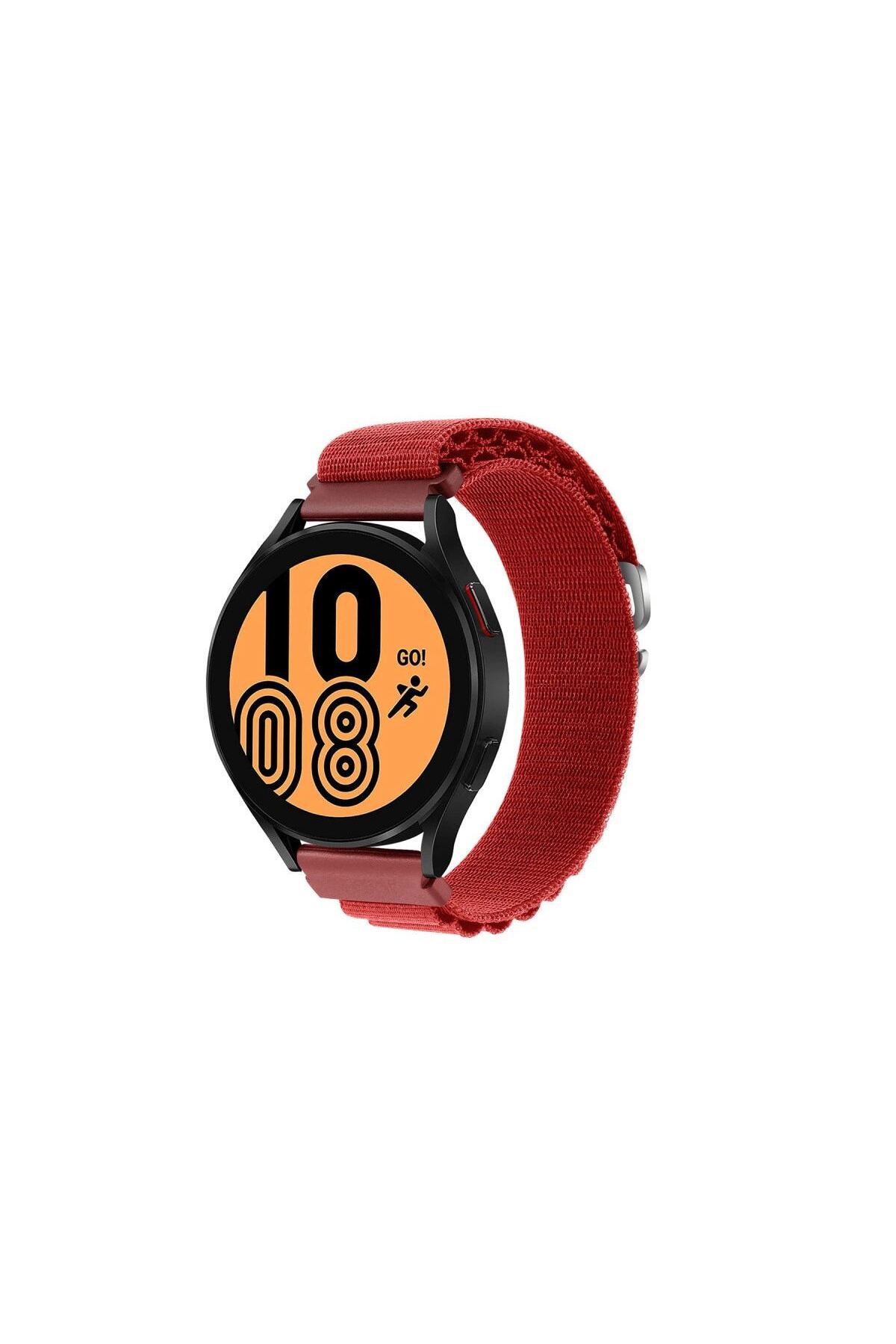 Watch 20mm Kr410 Kumaş Kordon - Kırmızı