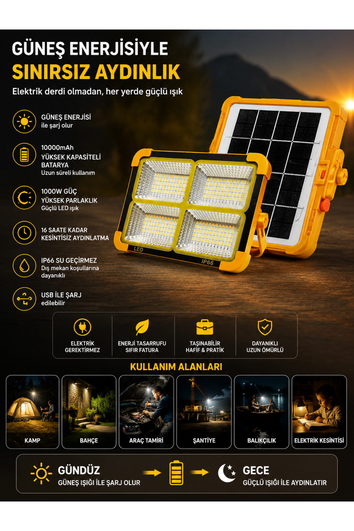 星型イエローLEDライト8個セット yıngxpaı Solar Projektör aydınlatma - Fiyatı, Yorumları