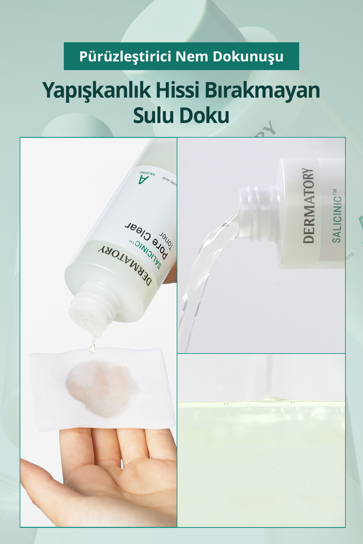 SalisilikAsit İçeren Fazla Yağı Arındıran Gözenek Karşıtı Tonik Salicinic Pore Clear Toner — 9686 — تصویر 5 از 9