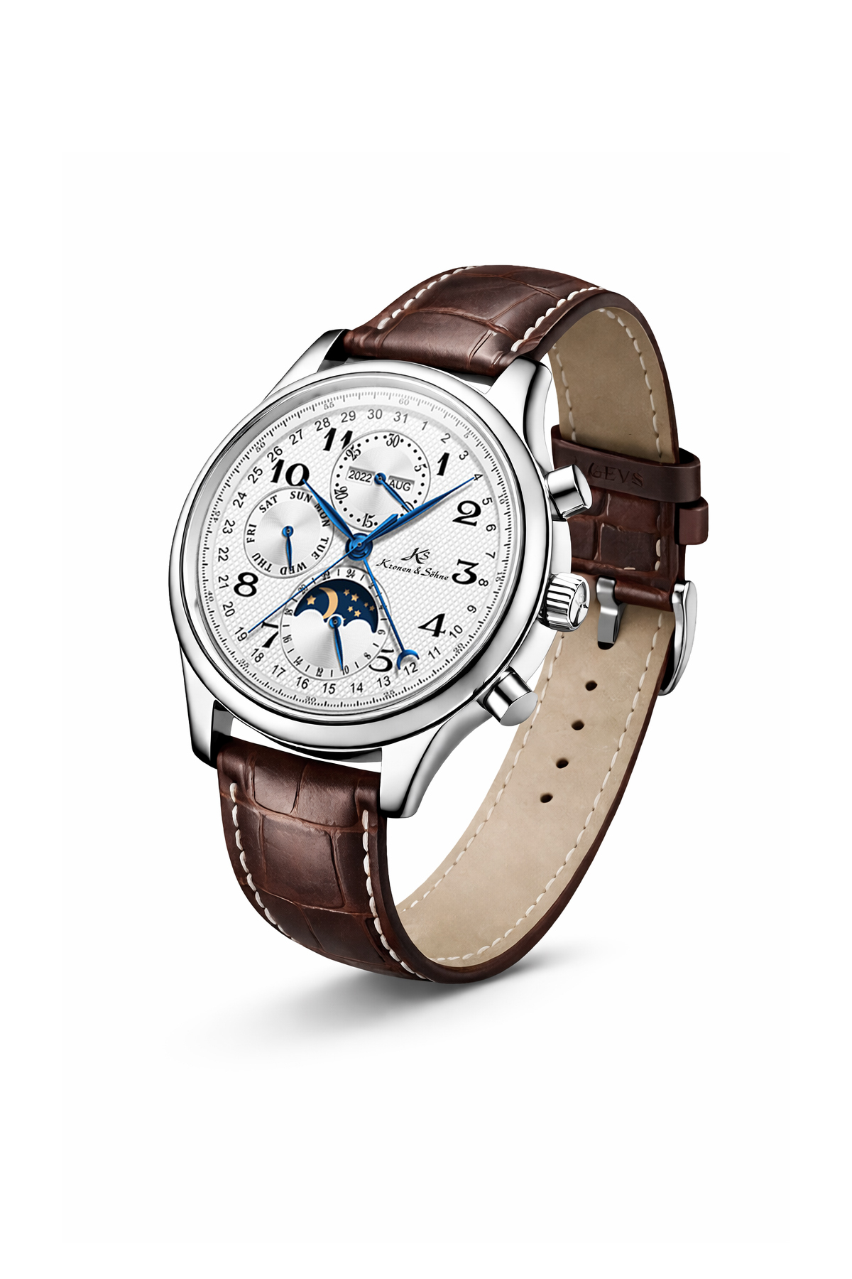 Kronen & Söhne Kronen&Söhne Royalton Moonphase Premium Otomatik Erkek Kol Saati görsel 8