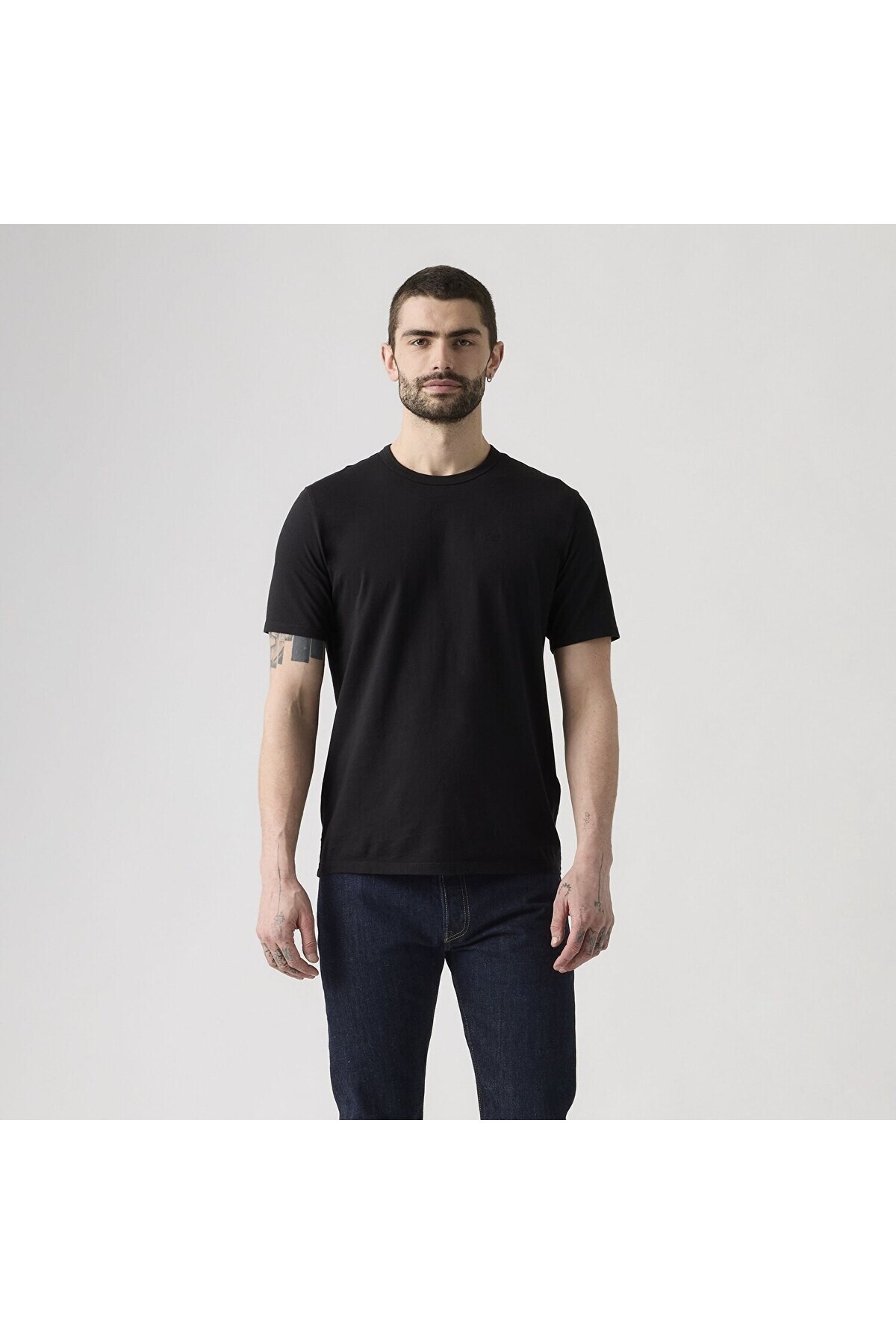 تی‌شرت مردانه اورجینال یقه گرد مشکی - 008BQ-0000 لیوایز تی شرت Levi's