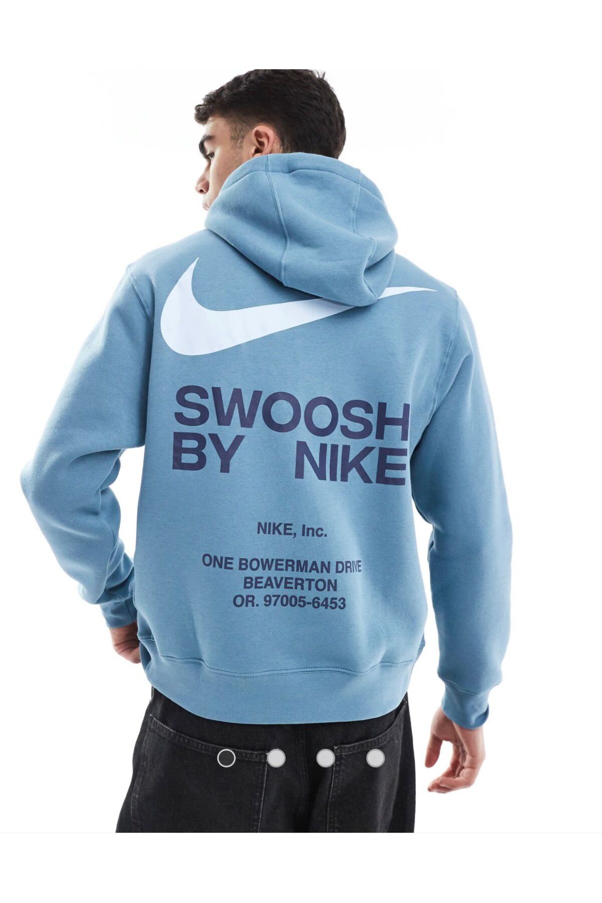 Nike Athletics Pullover Hoodie - Erkek Blue Sweatshirt