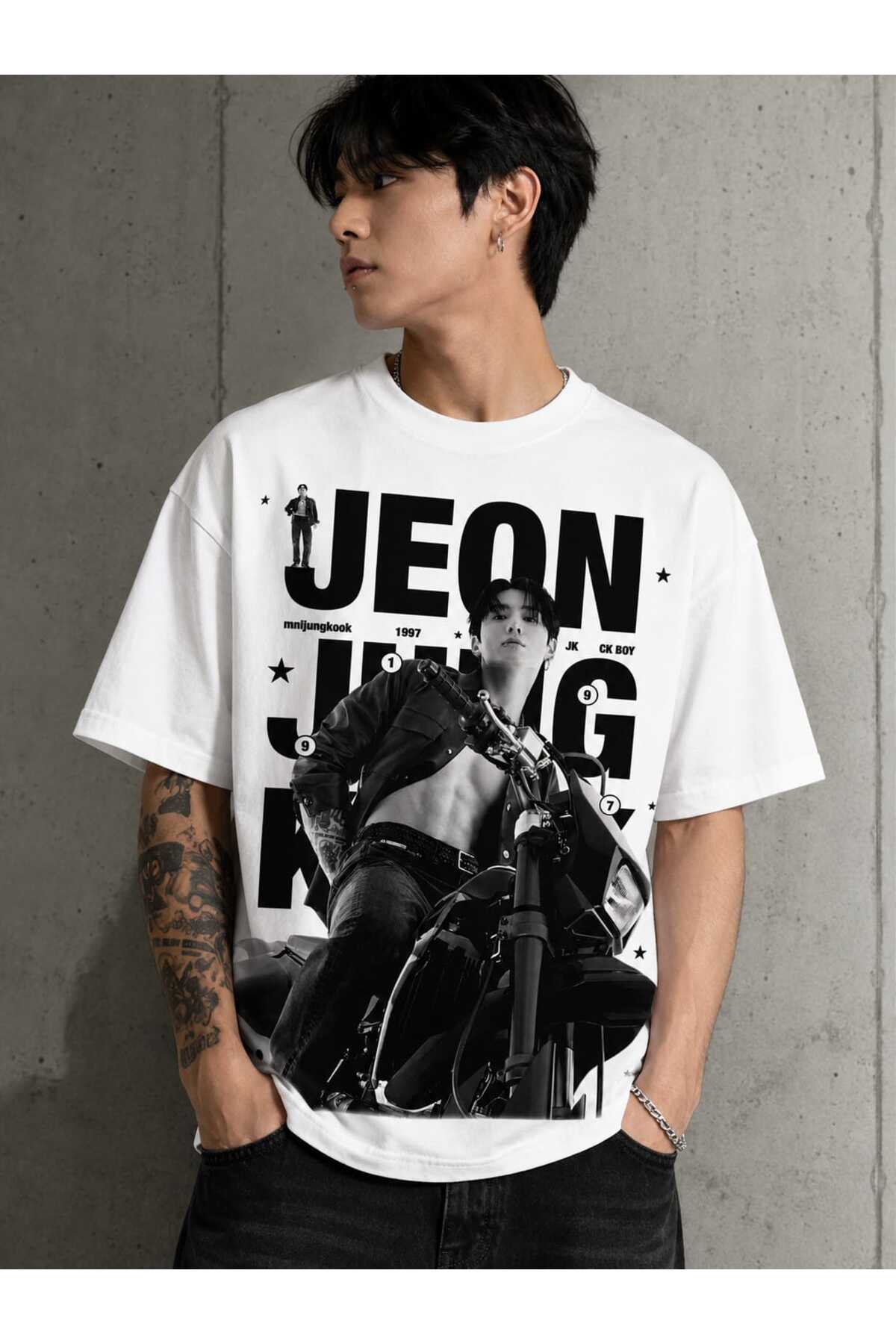 puolikuu Arirang World Tour BTS Baskılı Oversize Tshirt - Fiyatı
