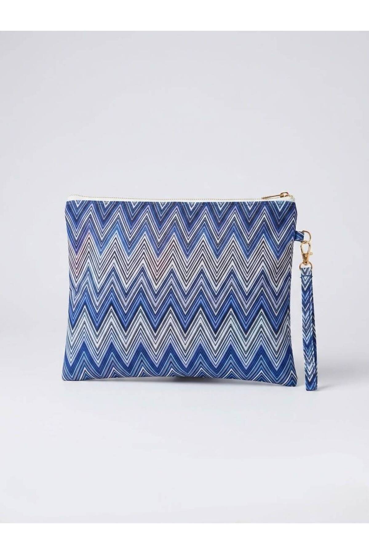Noa Collection Zigzag Clutch Çanta