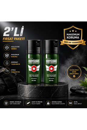 Alice&Co 2 Adet Kişisel Güvenlik Ürünü 50 ml (SKT 2031)