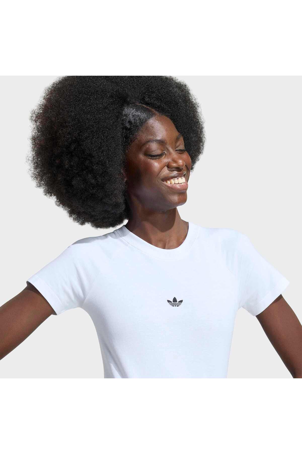 adidas Ess Slim Tee Kadın Spor T-shirt KQ6699 görsel 5