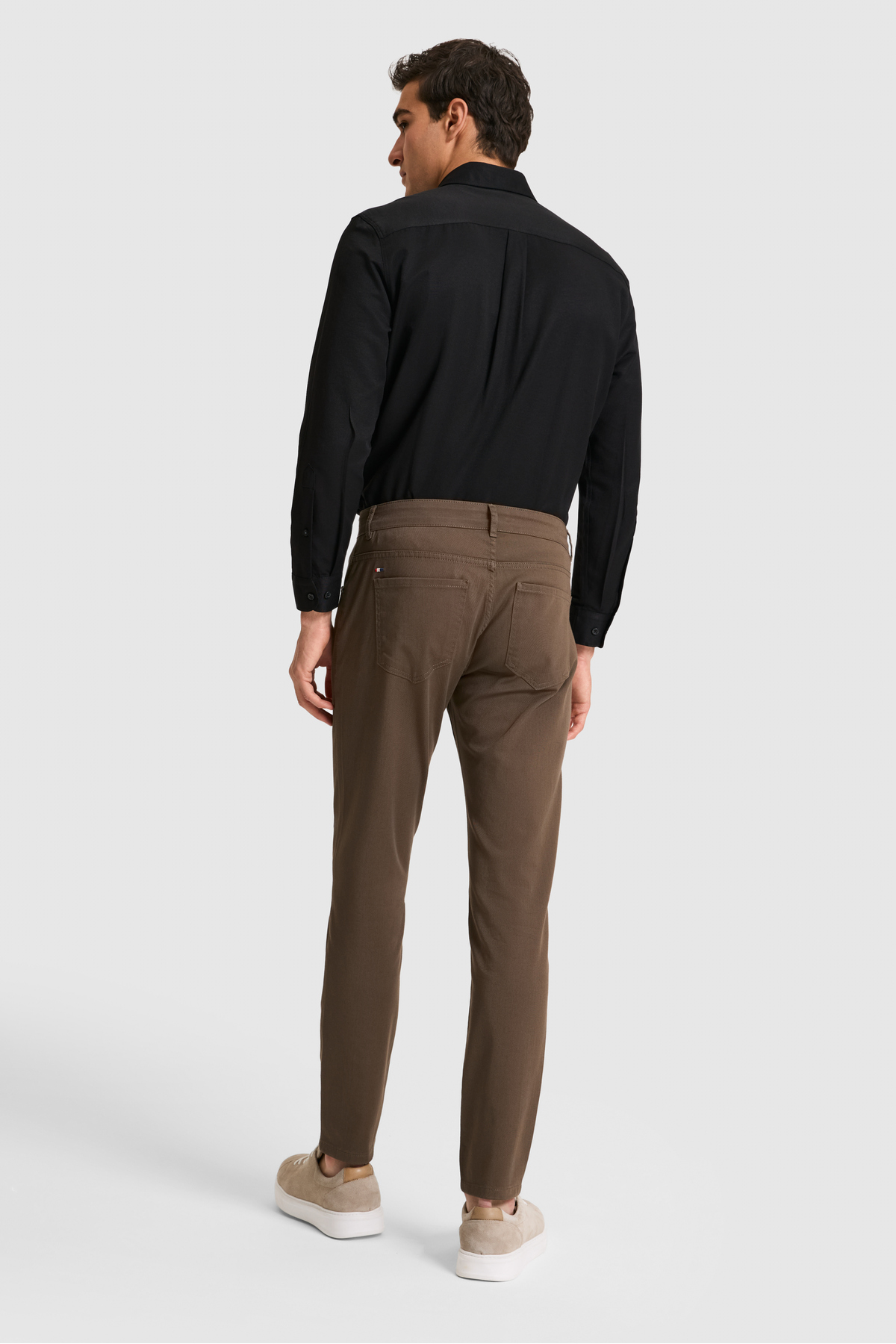 U.S. Polo Assn. Erkek Vizon Kanvas Pantolon 50326128-VR052 görsel 5