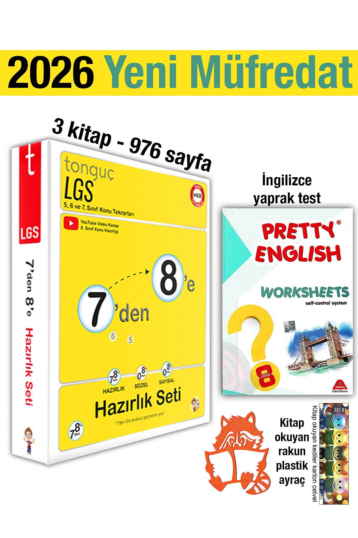 Tonguç Yayınları 7'den 8'e Hazırlık Seti 2026 Yaz Tatili 8. Sınıf