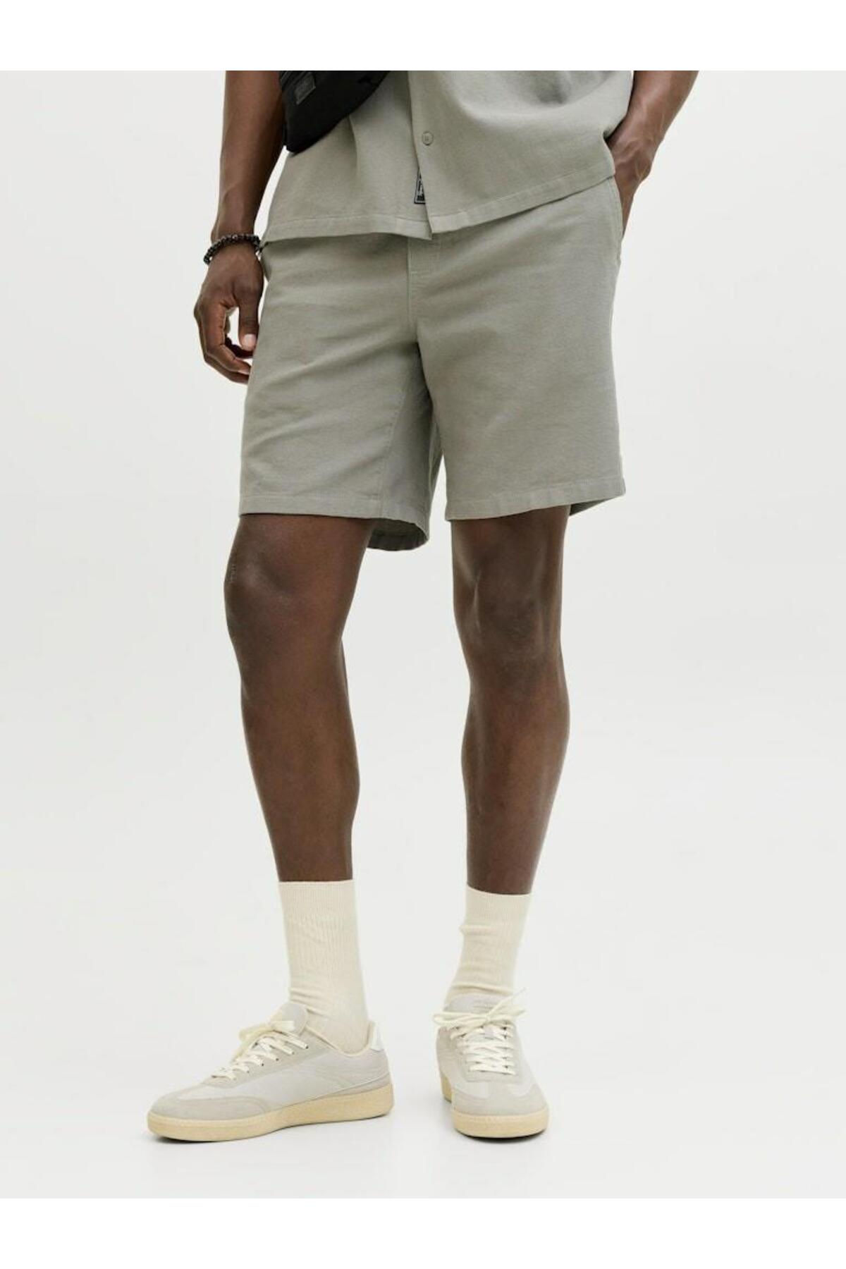شلوارک مردانه جک جونز مدل Jaiden Waffle کد 12295862 جک اند جونز شلوارک برمودا Jack & Jones