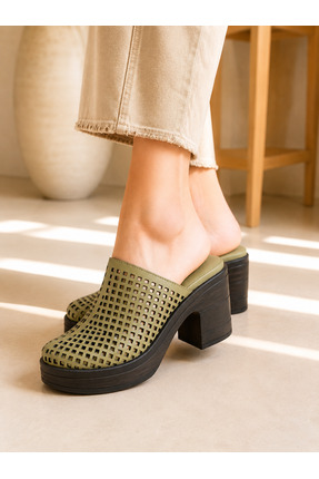 Maiss Shoes Hakiki Deri Kadın Terlik
