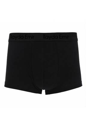 ilayda emir Erkek Boxer Pamuklu Likralı Esnek Bel Lastikli Füme Boxer Külot
