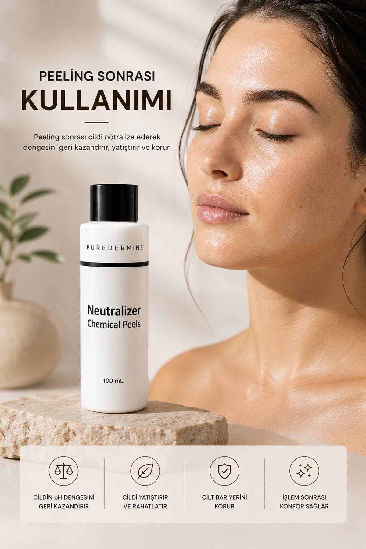 لایه بردارهای شیمیایی خنثی کننده - dgf225 که به خنثی سازی پوست پس از AHA، BHA و انواع مختلف لایه برداری شیمیایی کمک می کند. — تصویر 5 از 8