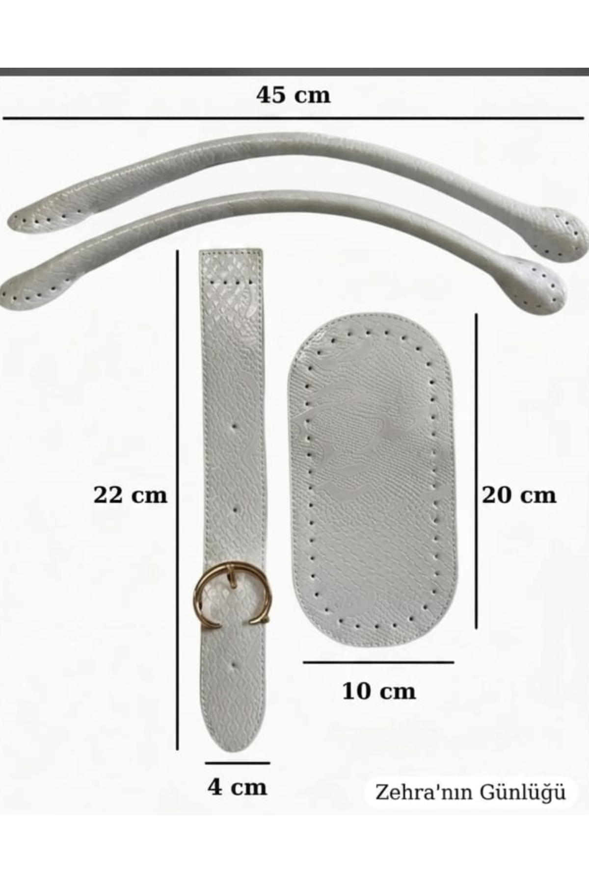 zg hobi aksesuar Artificial Leather Knitting Kit-Pelikan Handle