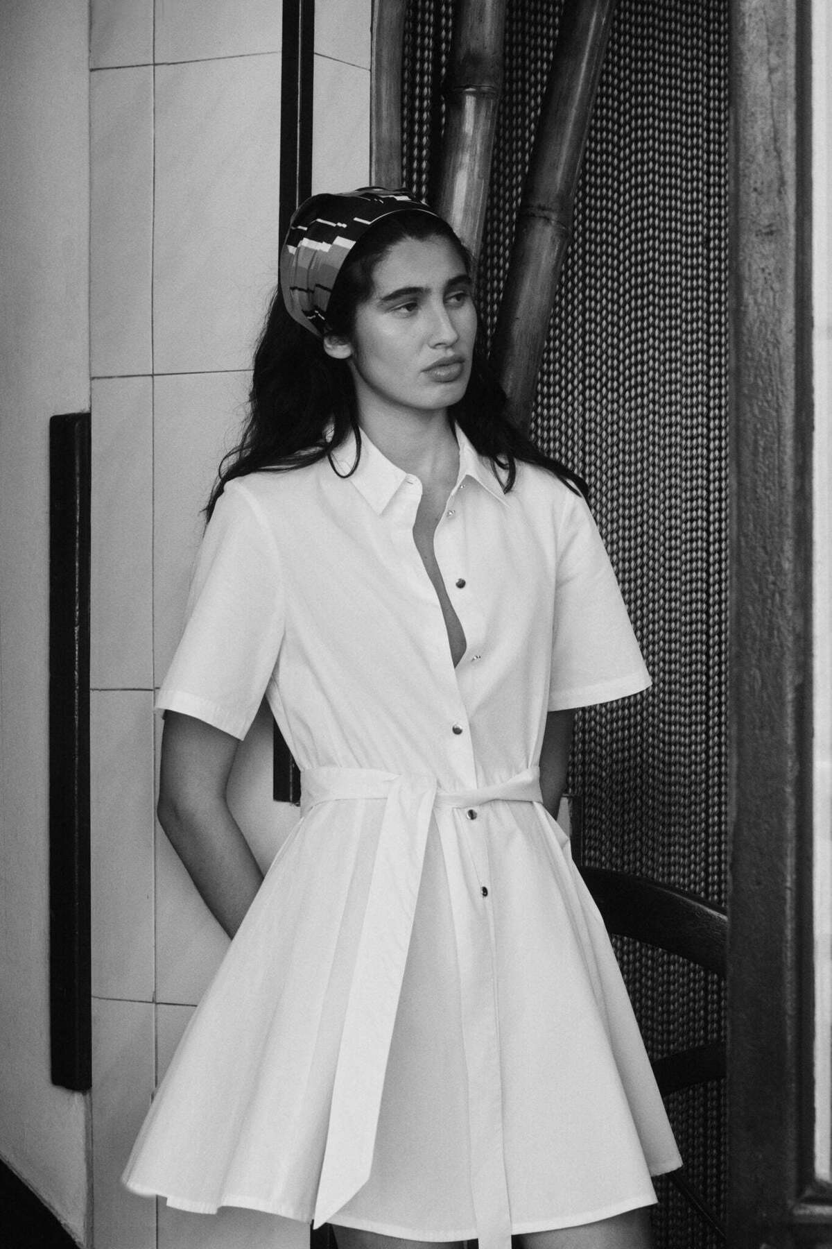 H&M Tie-belt shirt dress