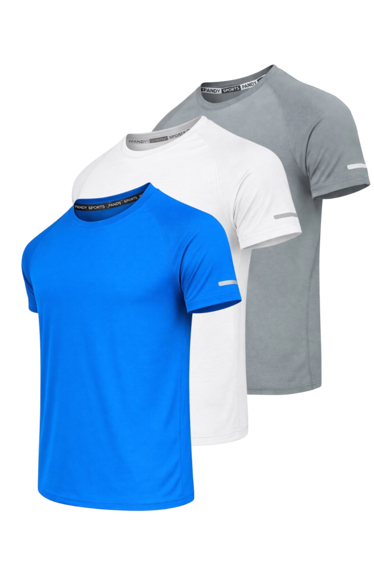 3-Piece Athletic Technical Sports T-shirt with Fast Drying Feature