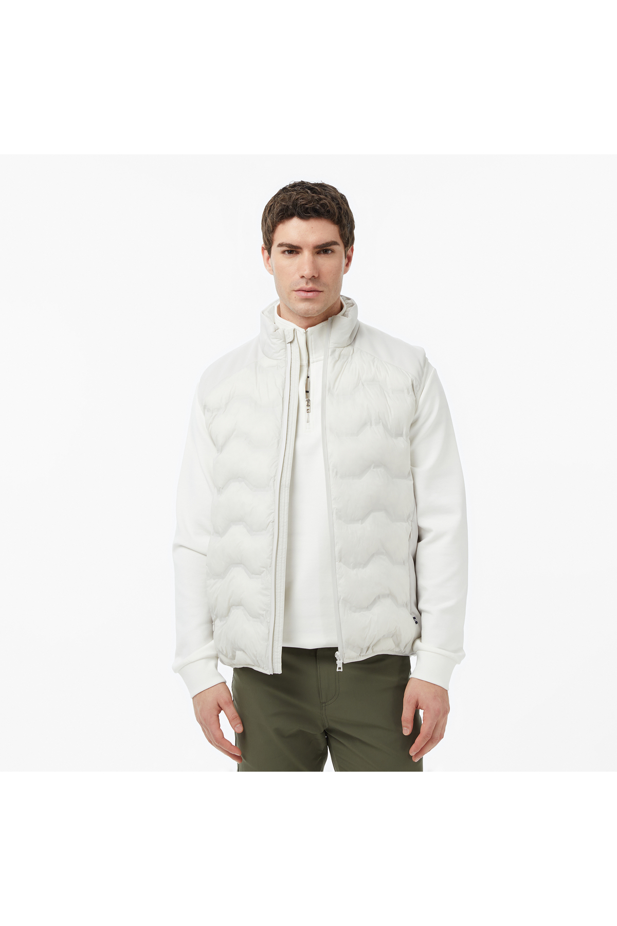 Nautica Erkek Gri Regular Fit Su İtici Yelek