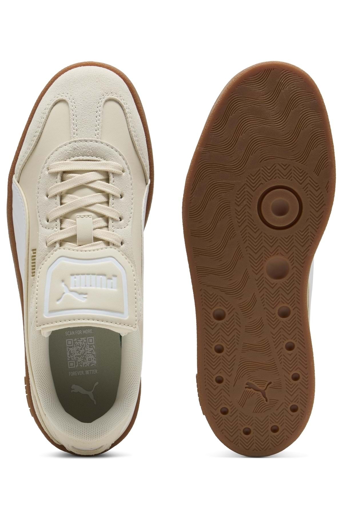 Puma Club Azura 404476 Sneaker Unisex Spor Ayakkabı BEJ görsel 6