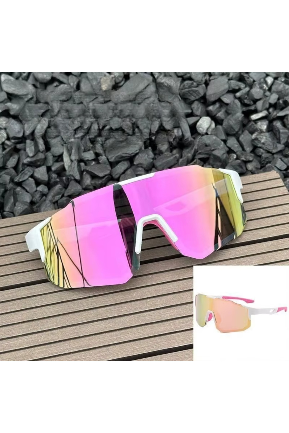 UV400 Spor Güneş Gözlüğü | Bisiklet, Koşu, Triatlon | Unisex