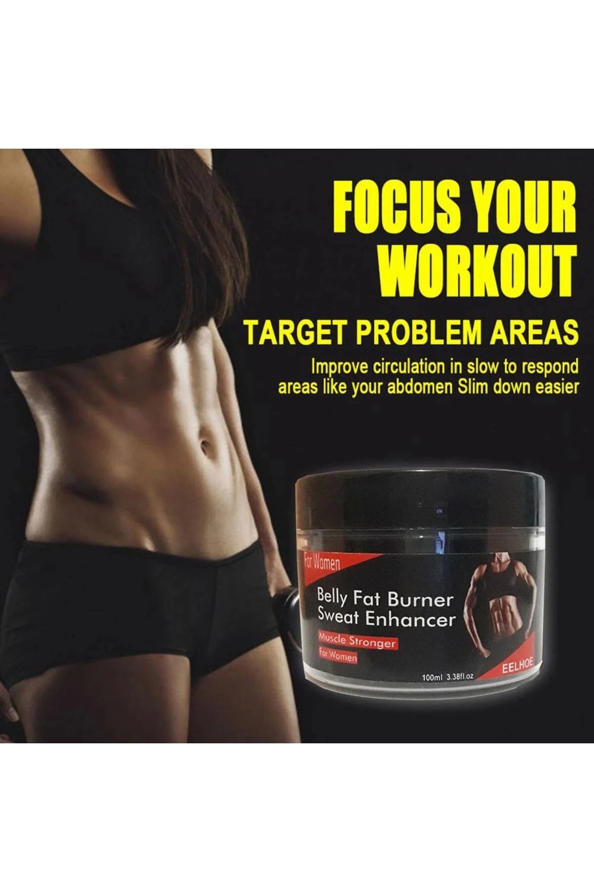 Belly Fat Burner For Women Kadın Hızlı Krem 100 ml — GU-EYF-19171-AGC01 — تصویر 3 از 5