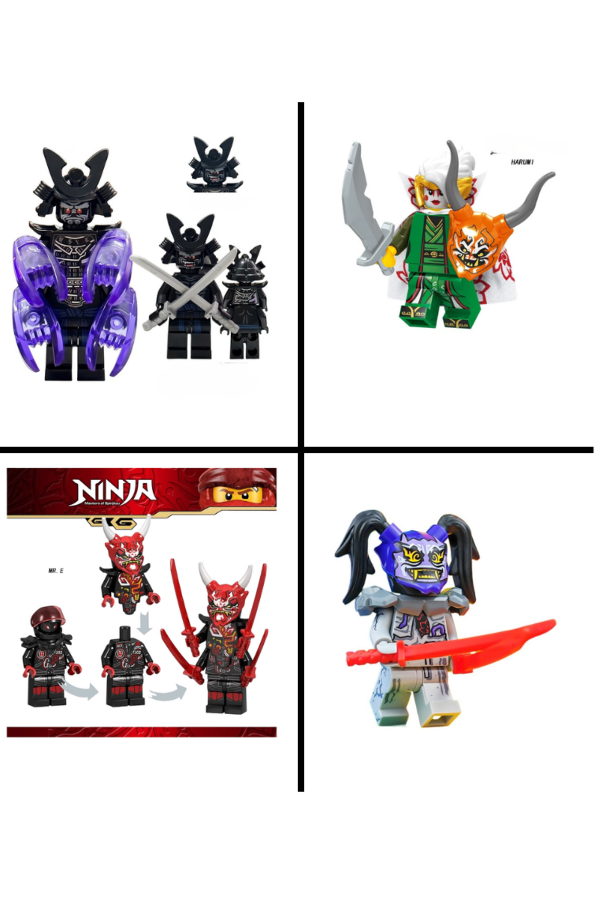 yamanS Ninja Lord Garmadon Resurrected Mr E Oni Oni Harumi Prenses