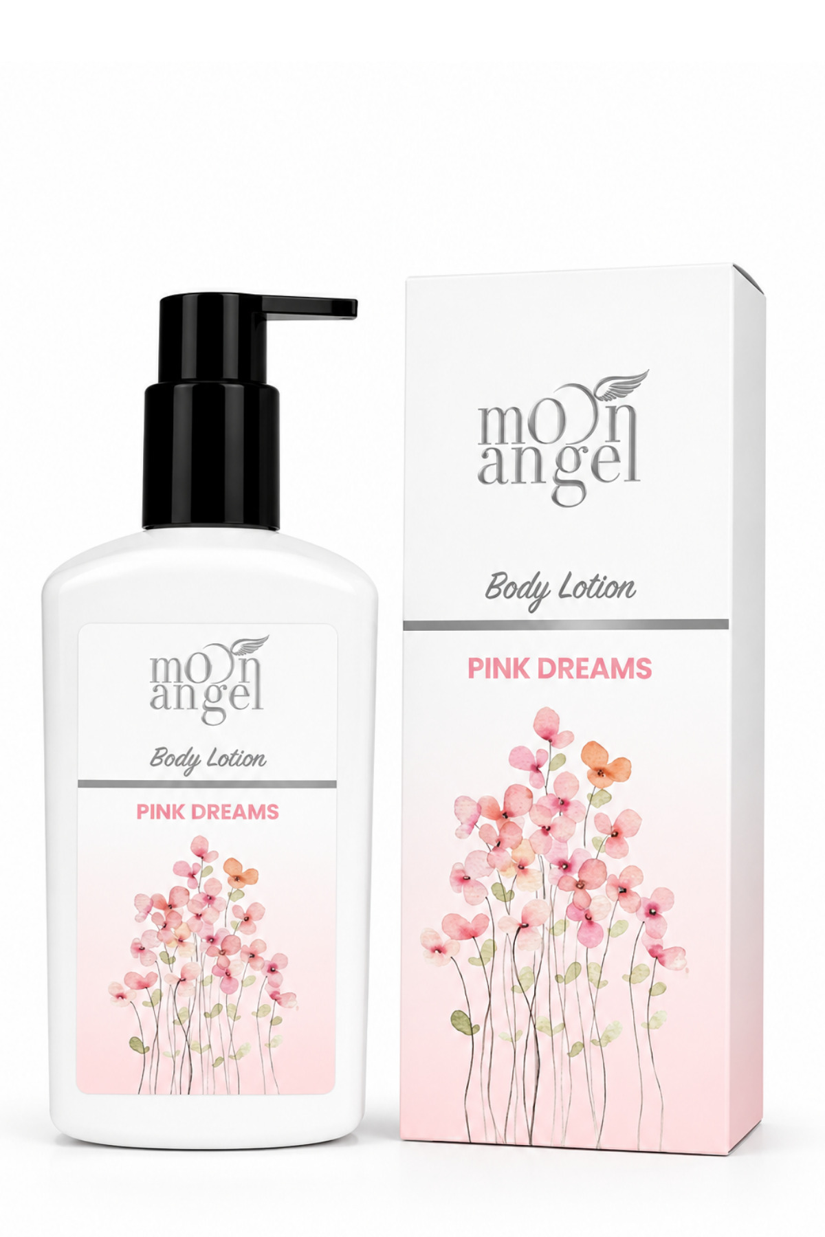Kuru Ciltler için Vücut Losyonu Pink Dreams Parfümlü Nemlendirici Vücut Kremi 250 ML
