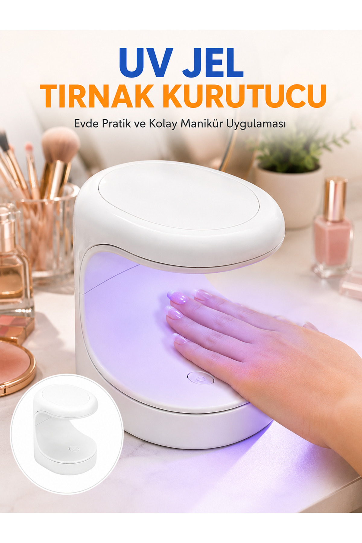 FTA TİCARET Kalıcı Oje Kurutucu Mini UV Işınlı Taşınabilir Hızlı ve Pratik Oje Kurutucu Yeni Nesil — 2FTAUCZZZPROTEZTIRNAKKURUTMAAAA5-1