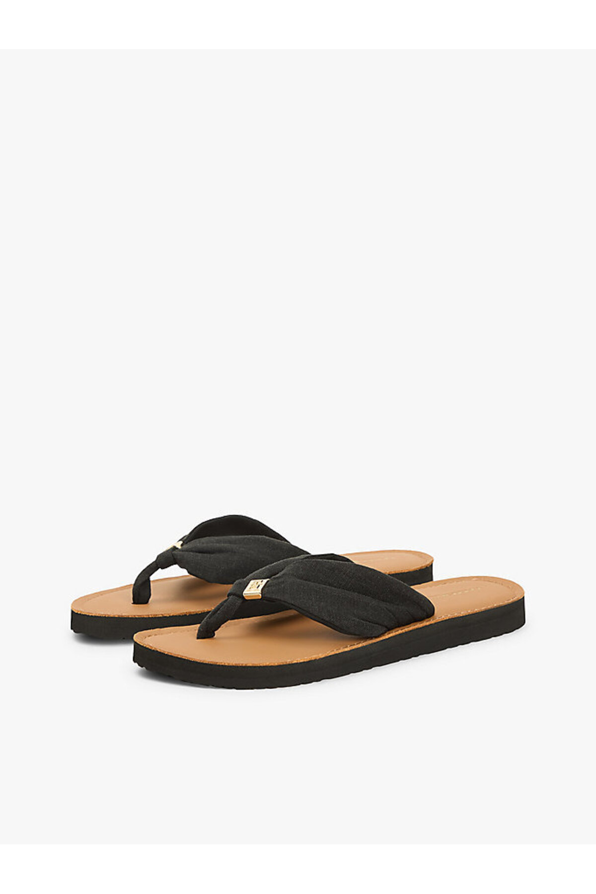 Tommy Hilfiger Kadın TH Footbed Summer Deri Sandalet görsel 2