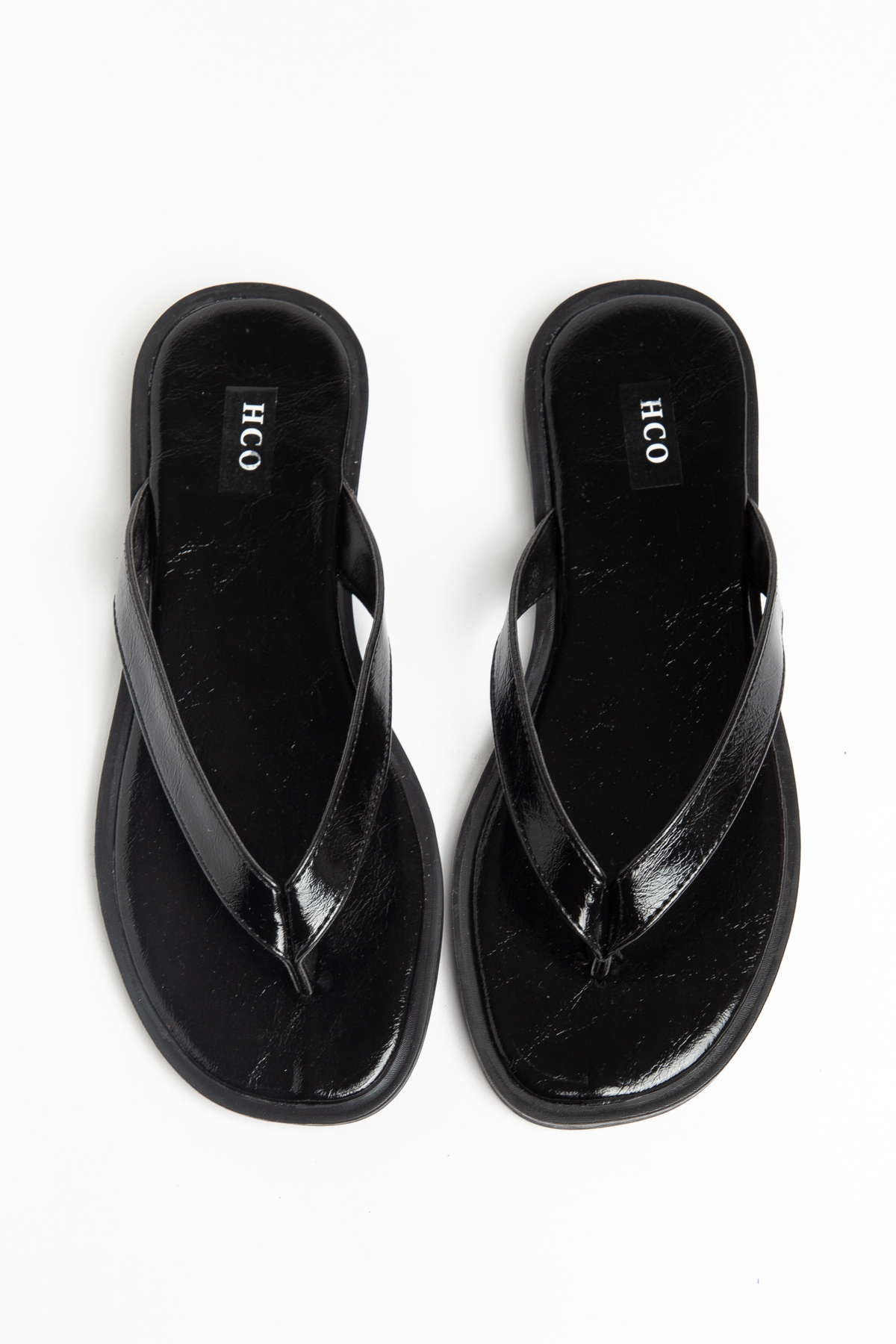 HCO SHOES Parmak Arası Düz Kaymaz Taban Kadın Terlik
