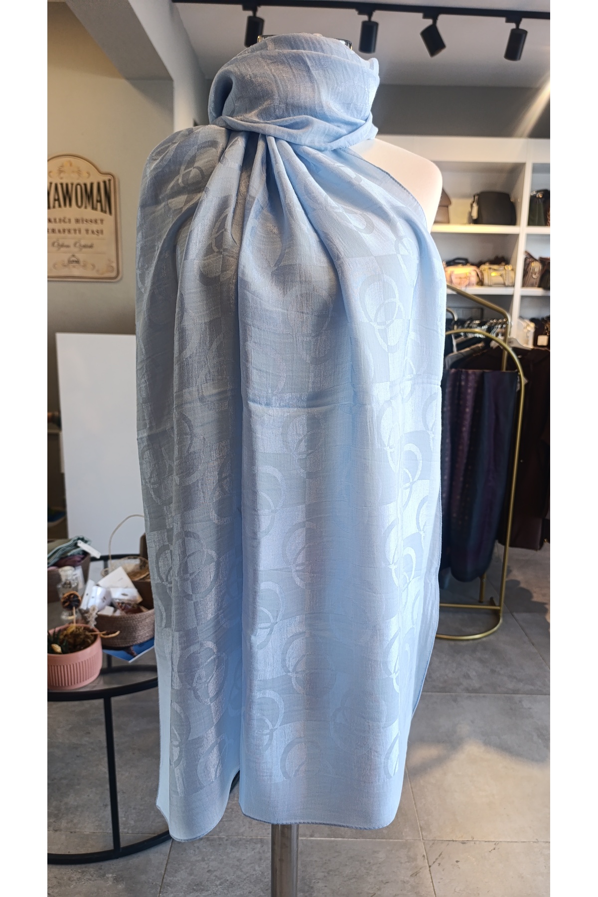 NOURA SCARF PAMUK LYOCELL ŞAL PIRLANTA ORİN