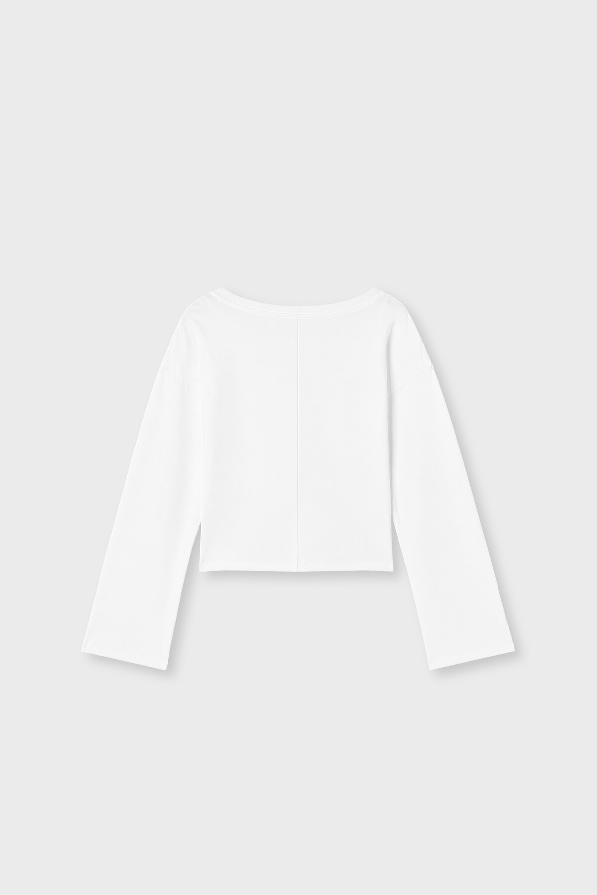 Stradivarius V Yaka Yarasa Kollu T-Shirt görsel 7
