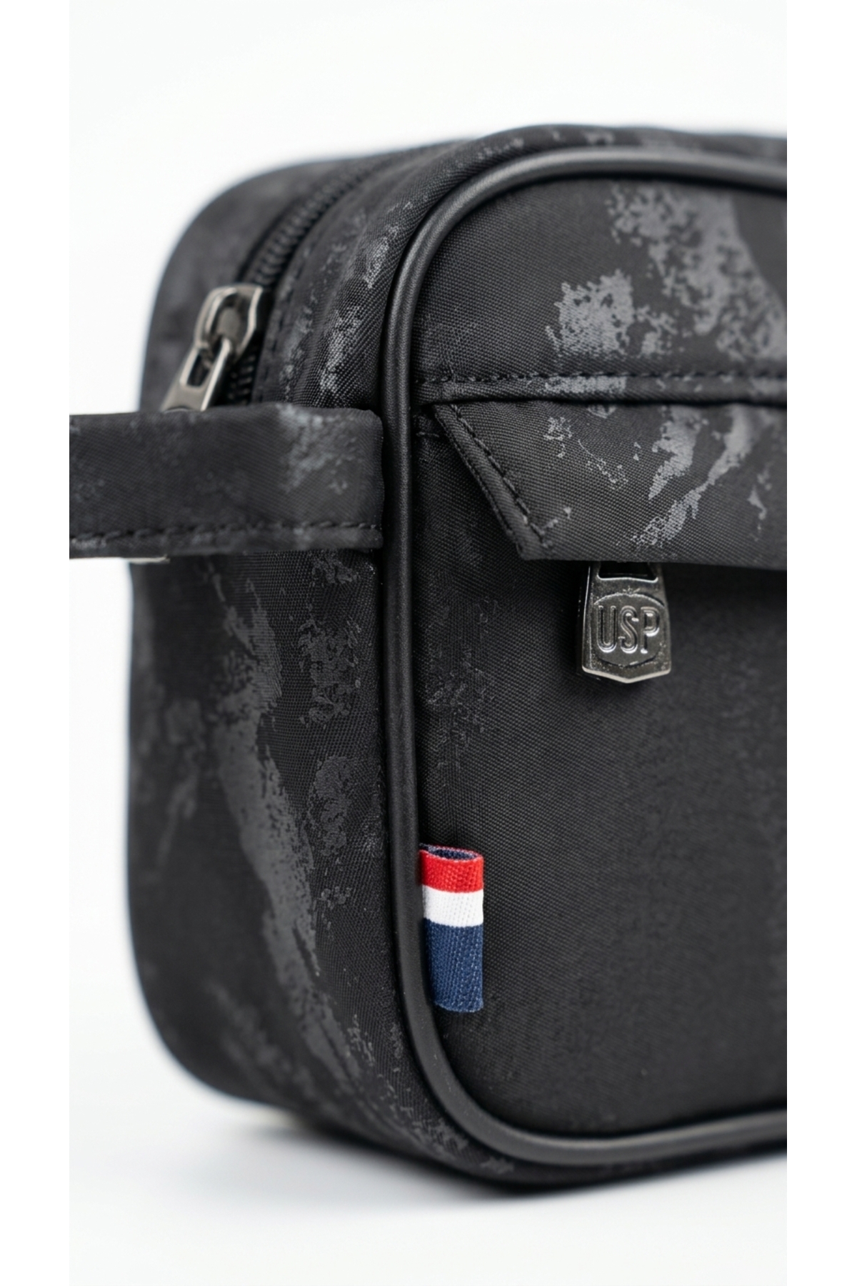 U.S. Polo Assn. Erkek Çanta El Clutch Portföy Bileklik Askılı Fermuarlı Günlük Şık Fonksiyonel Siyah PLTRS26030 görsel 5