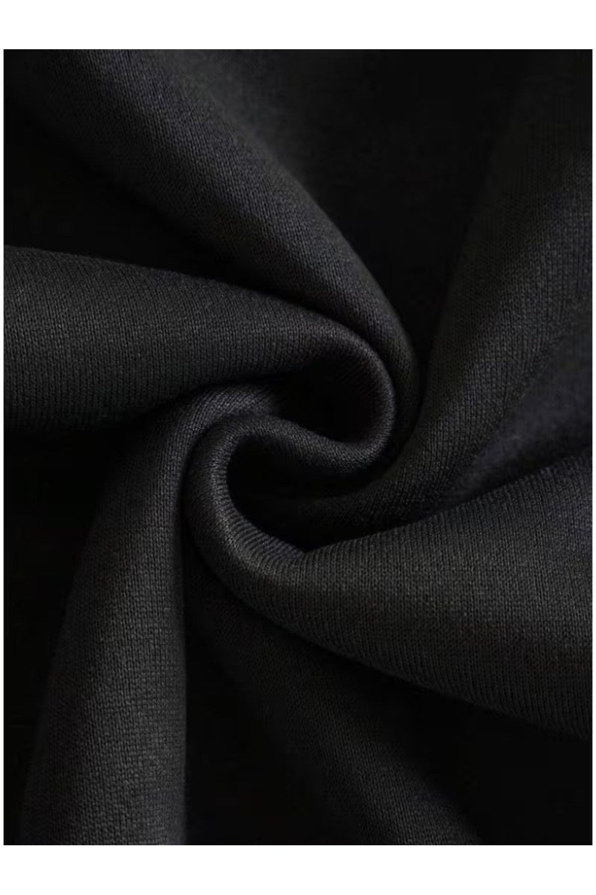 Unisex Kadın Erkek Baskısız Oversize 3 İplik Kapüşonlu Hoodie ve Baggy Eşofman Altı — مشکی macklines2026bgy — تصویر 3 از 4