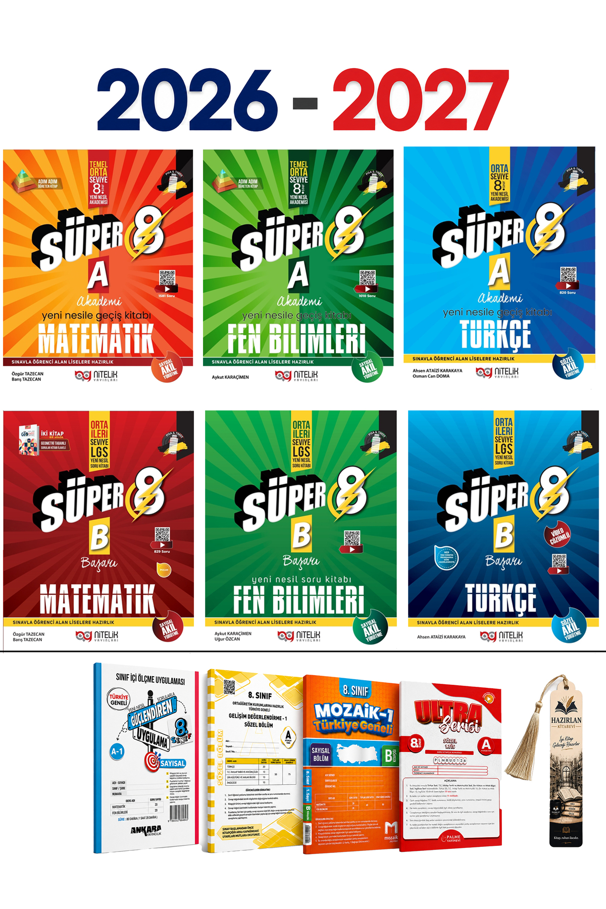 Nitelik Yayınları 8. Sınıf LGS Süper Matematik Fen Bilimleri Nitelik Yayınları 8. Sınıf LGS Süper Matematik Fen Bilimleri
