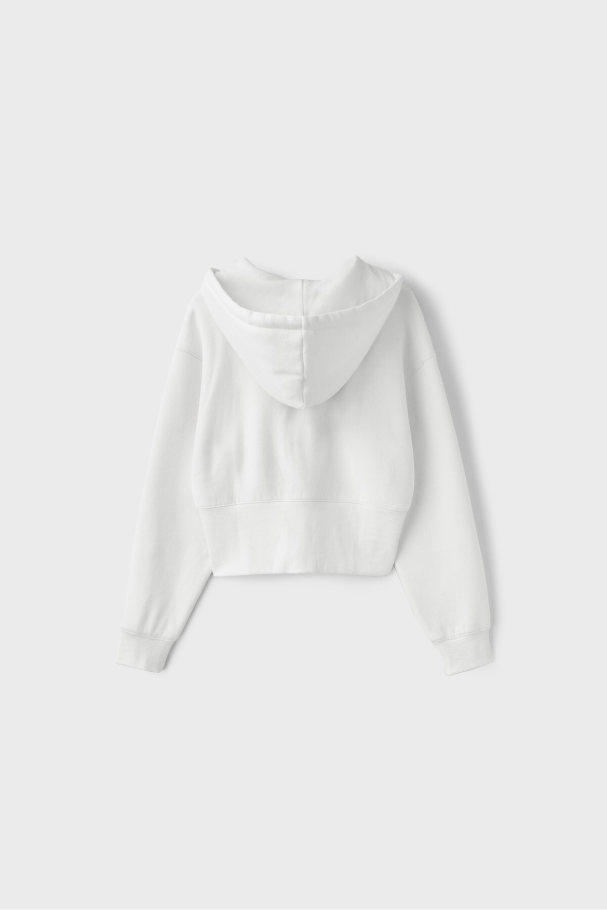 Stradivarius Kapüşonlu fermuarlı sweatshirt görsel 7