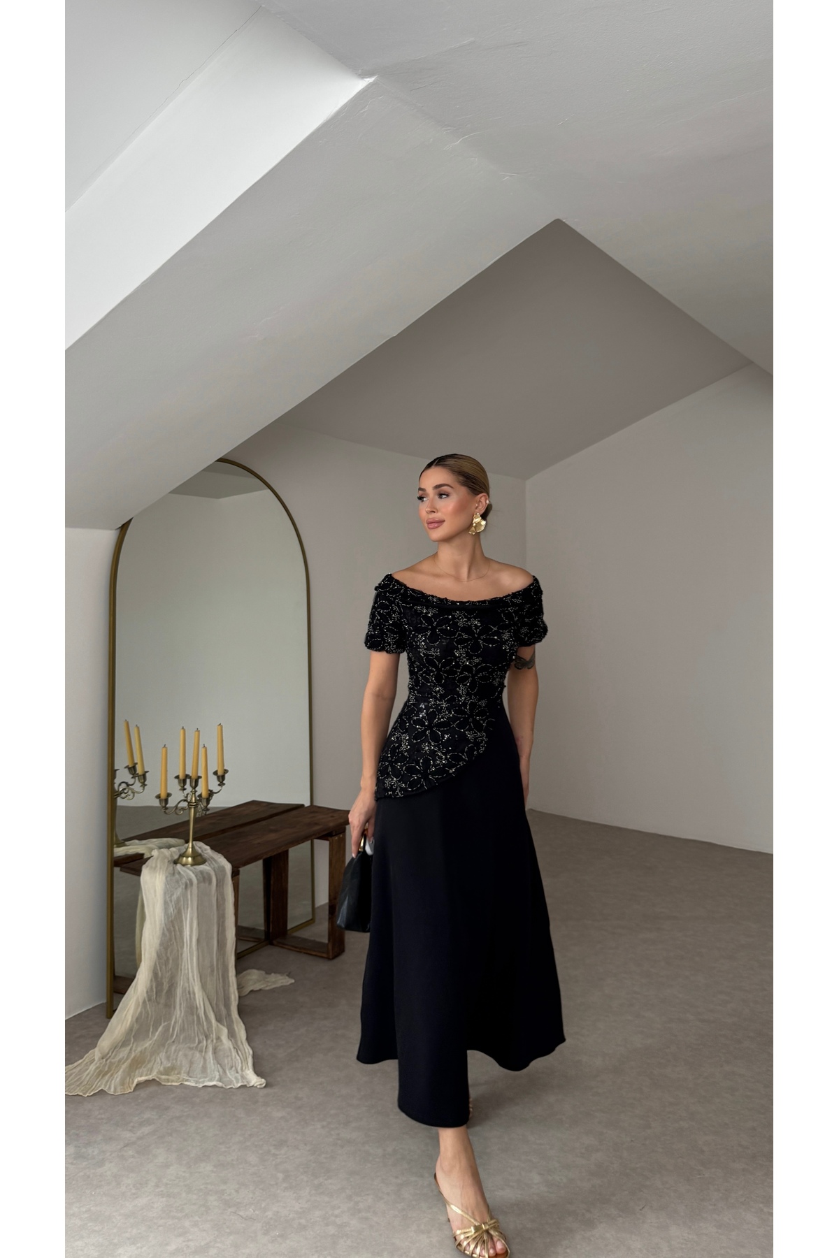 Nesil Premium Celine Elbise görsel 7