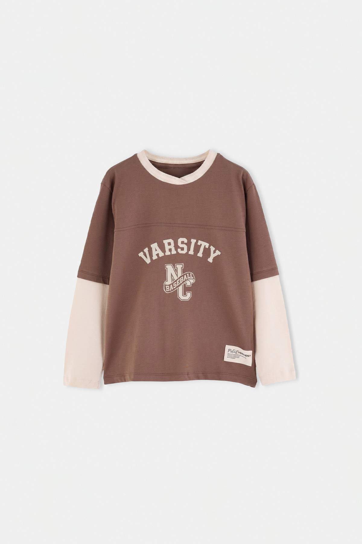 Trendyolmilla Kids Kahverengi Düz Örme T-Shirt TKDAW27TS00007